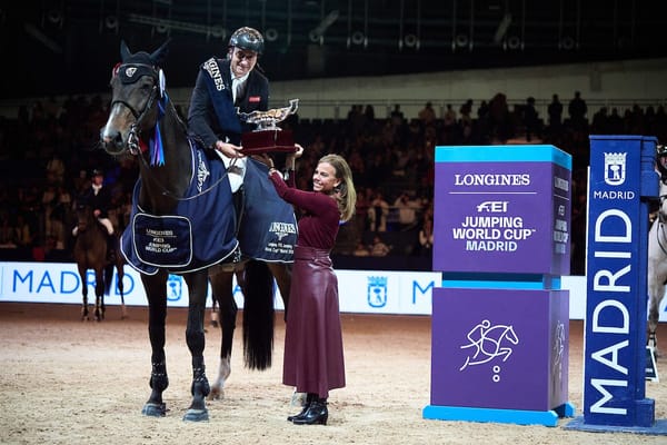 Piergiorgio Bucci wins the Longines FEI World Cup Gran Prix Ciudad de Madrid